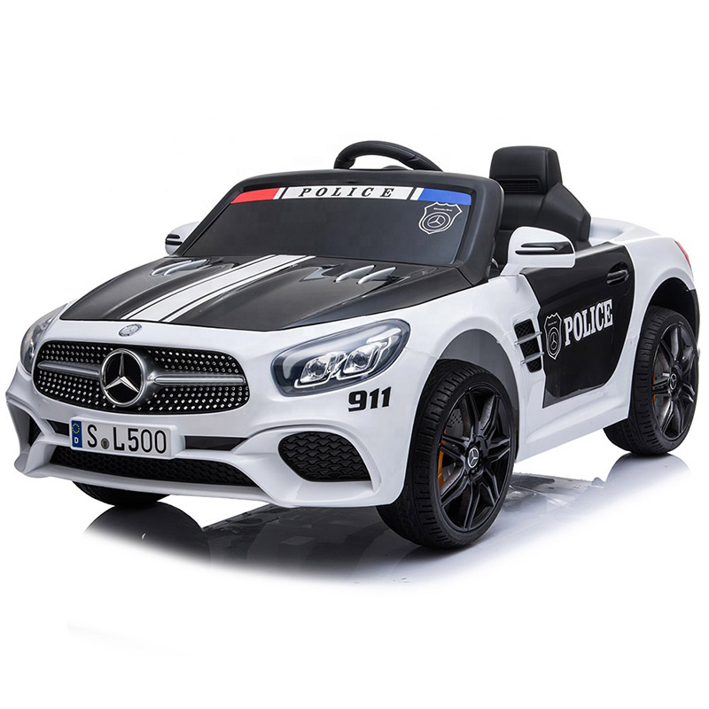 12V Kids Police Car Licensed Benz Sl500 Edition